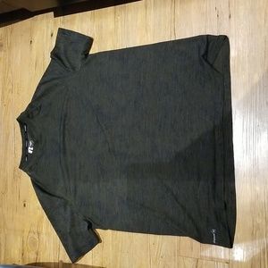 Russel training fit top EUC sz 2XL green/grey short sleeve